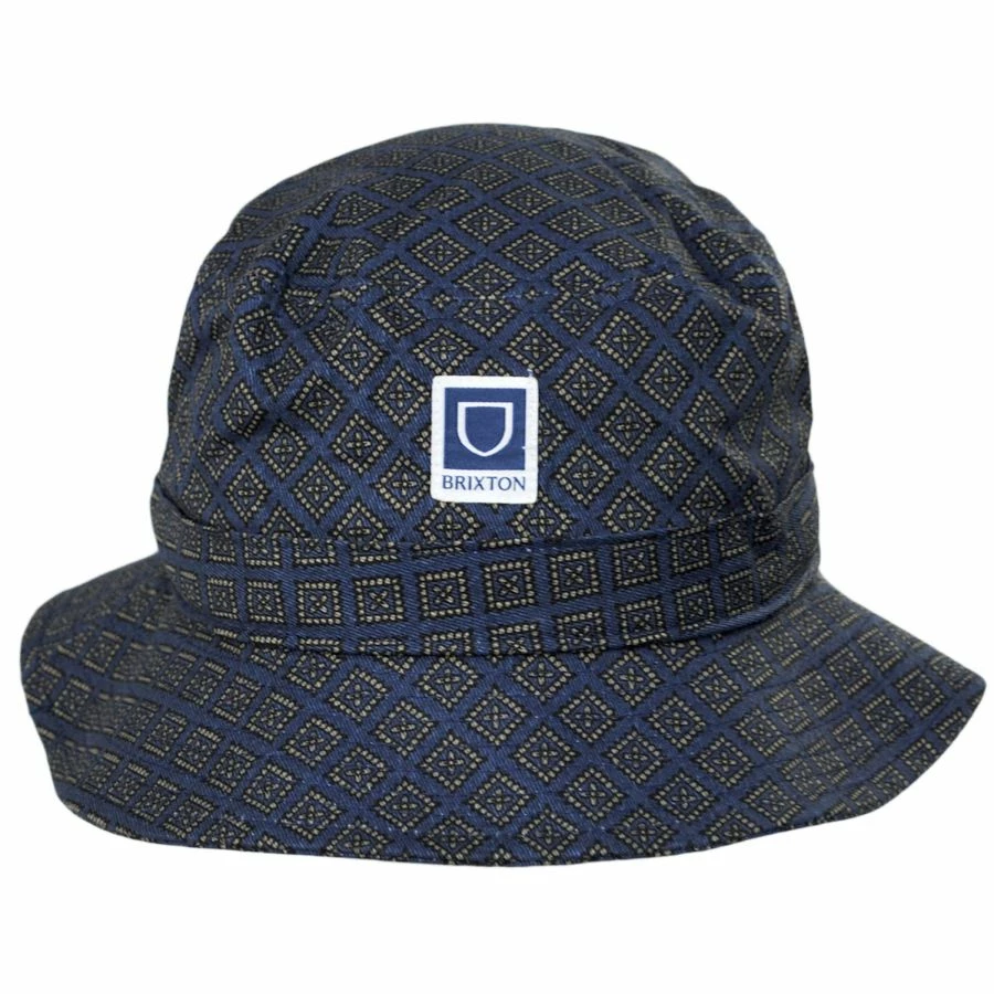 Beta Medallion Print Cotton Bucket Hat