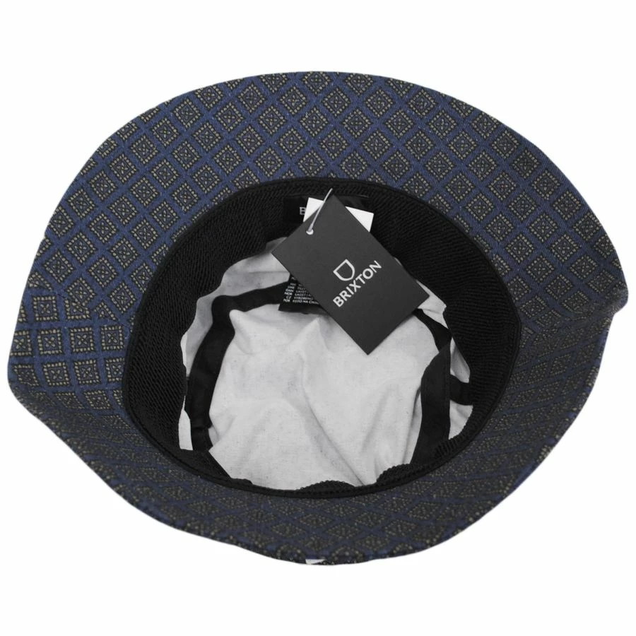 Beta Medallion Print Cotton Bucket Hat - Image 3