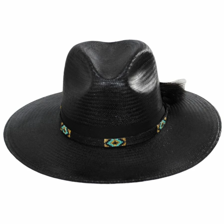 Stetson Helix Shantung Straw Fedora Hat 1 Stetson Helix Shantung Straw Fedora Hat