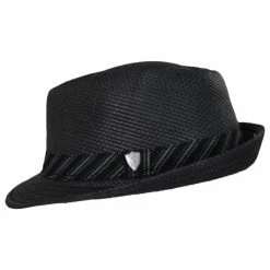 Alternative view of Stingy Brim Toyo Straw Fedora Hat