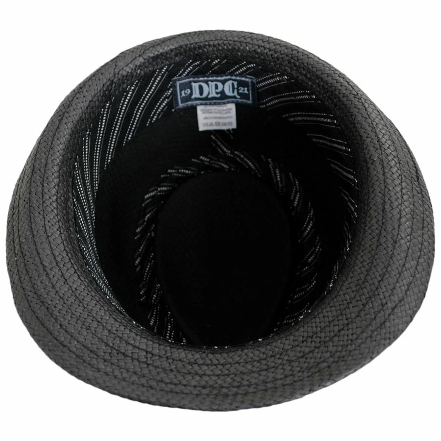 Stingy Brim Toyo Straw Fedora Hat 3 Stingy Brim Toyo Straw Fedora Hat - Image 3