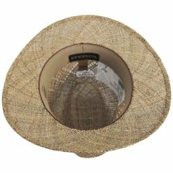 Stetson Creston Seagrass Straw Safari Fedora Hat 5 Stetson Creston Seagrass Straw Safari Fedora Hat -CHARLIE 1 HORSE Shop 438293