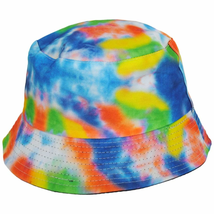 Bond Tie-Dye Reversible Cotton Bucket Hat 1 Bond Tie-Dye Reversible Cotton Bucket Hat