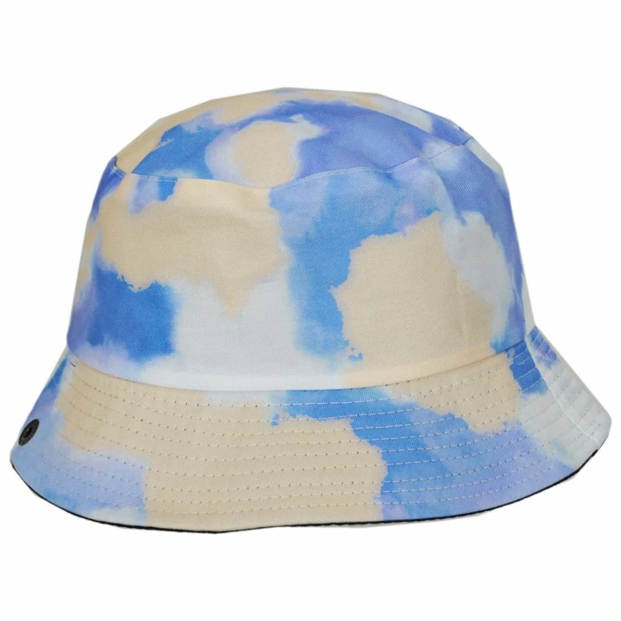 Monroe Tie-Dye Reversible Cotton Bucket Hat 1 Monroe Tie-Dye Reversible Cotton Bucket Hat