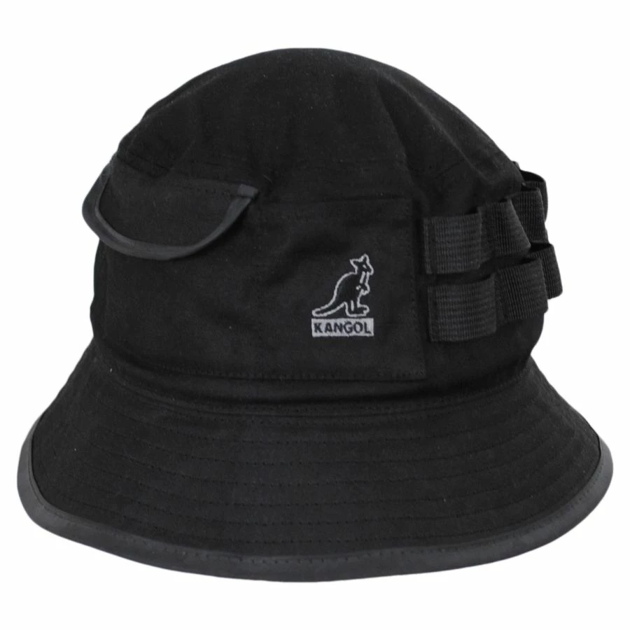 Kangol Utility Waxed Cotton Bucket Hat 1 Kangol Utility Waxed Cotton Bucket Hat