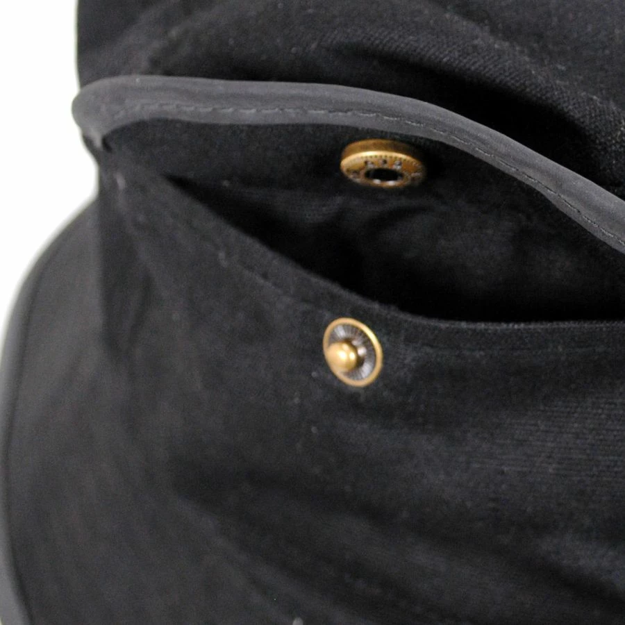 Kangol Utility Waxed Cotton Bucket Hat 2 Kangol Utility Waxed Cotton Bucket Hat - Image 2