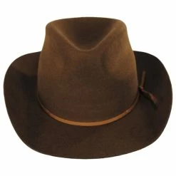 Duke Wool Felt Cowboy Hat - Coffee