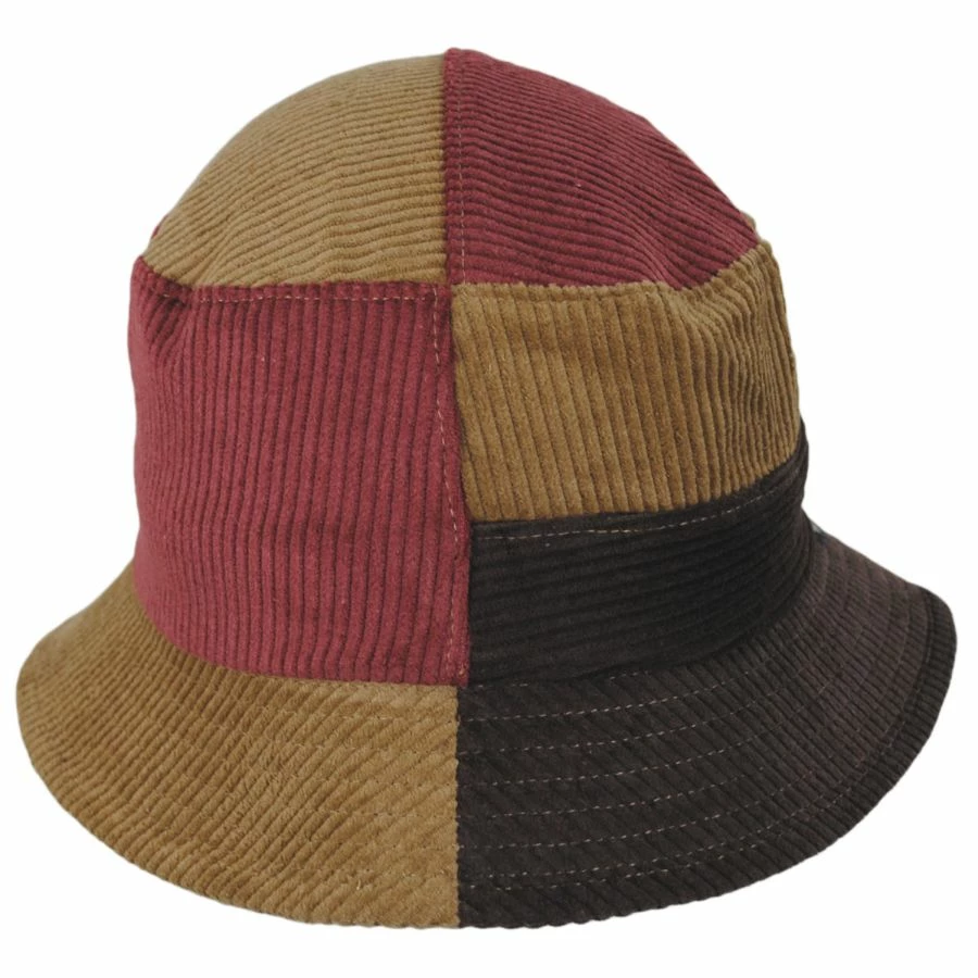Gramercy Colorblock Corduroy Packable Bucket Hat 1 Gramercy Colorblock Corduroy Packable Bucket Hat