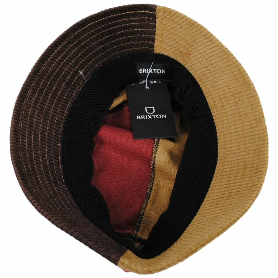 Gramercy Colorblock Corduroy Packable Bucket Hat 3 Gramercy Colorblock Corduroy Packable Bucket Hat - Image 3