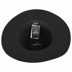 Messer Wool Felt Western Fedora Hat - Black 5 Messer Wool Felt Western Fedora Hat - Black -CHARLIE 1 HORSE Shop 441698