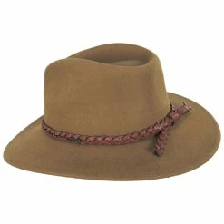 Messer Wool Felt Western Fedora Hat - Bronze -CHARLIE 1 HORSE Shop 441740