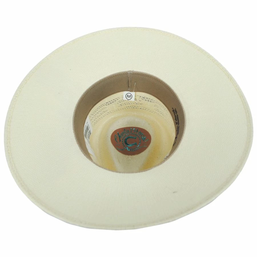 CHARLIE 1 HORSE Chisos Shantung Straw Fedora Hat 3 CHARLIE 1 HORSE Chisos Shantung Straw Fedora Hat - Image 3