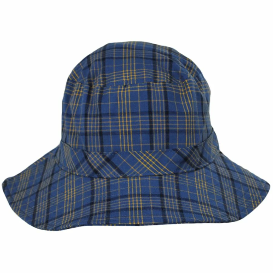 Petra Packable Cotton Blend Plaid Bucket Hat 1 Petra Packable Cotton Blend Plaid Bucket Hat