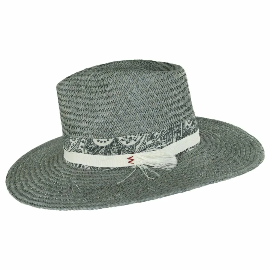 Goorin Bros Boa Vida Palm Straw Fedora Hat 2 Goorin Bros Boa Vida Palm Straw Fedora Hat - Image 2