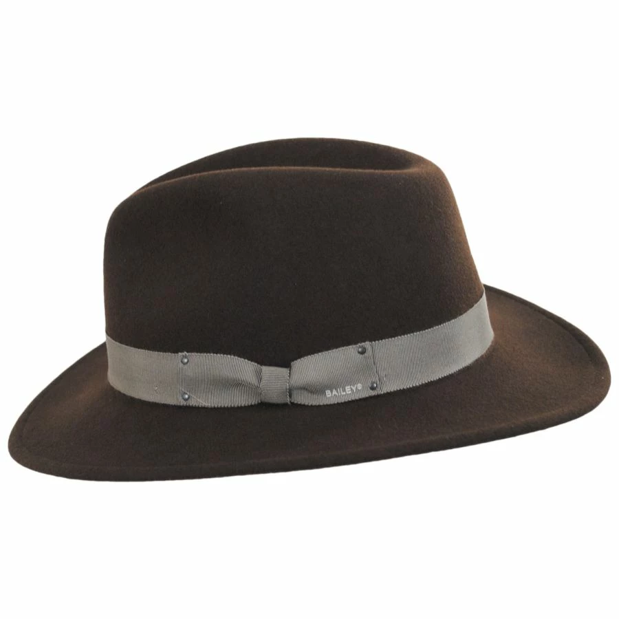 Curtis Wool LiteFelt Safari Fedora Hat - Image 2