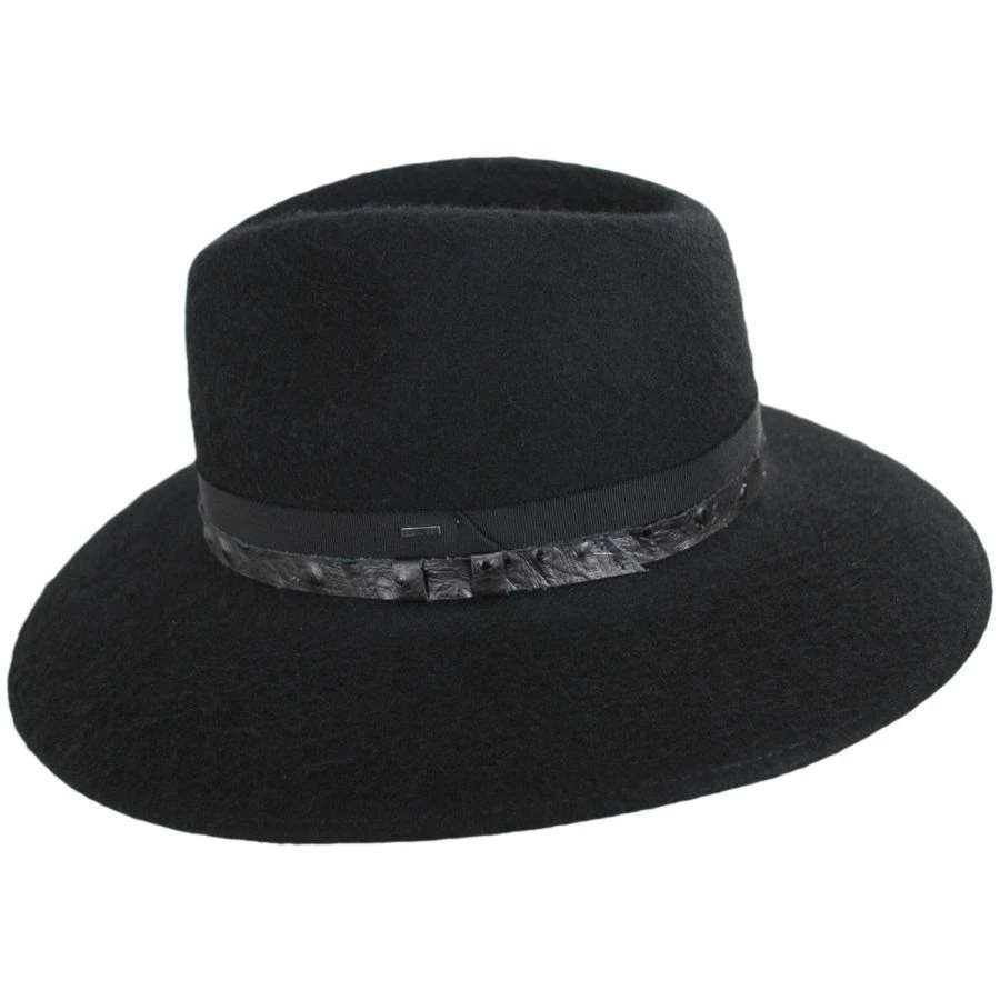 Croft Wool Felt Fedora Hat 2 Croft Wool Felt Fedora Hat - Image 2