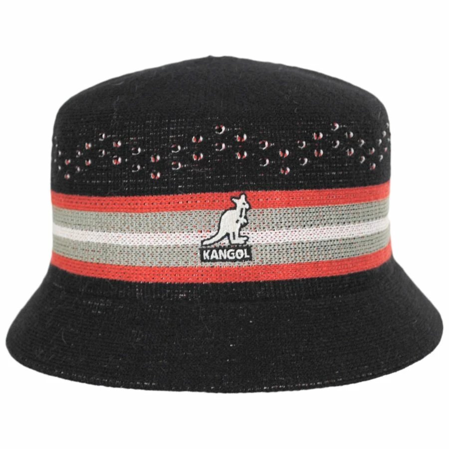 Kangol Slick Stripe Bin Bucket Hat 1 Kangol Slick Stripe Bin Bucket Hat