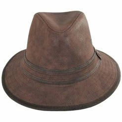 Cobra Vegan Leather Safari Fedora Hat