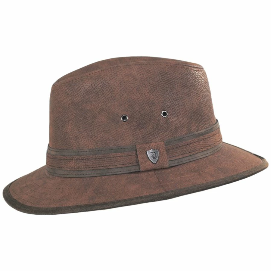 Cobra Vegan Leather Safari Fedora Hat - Image 2