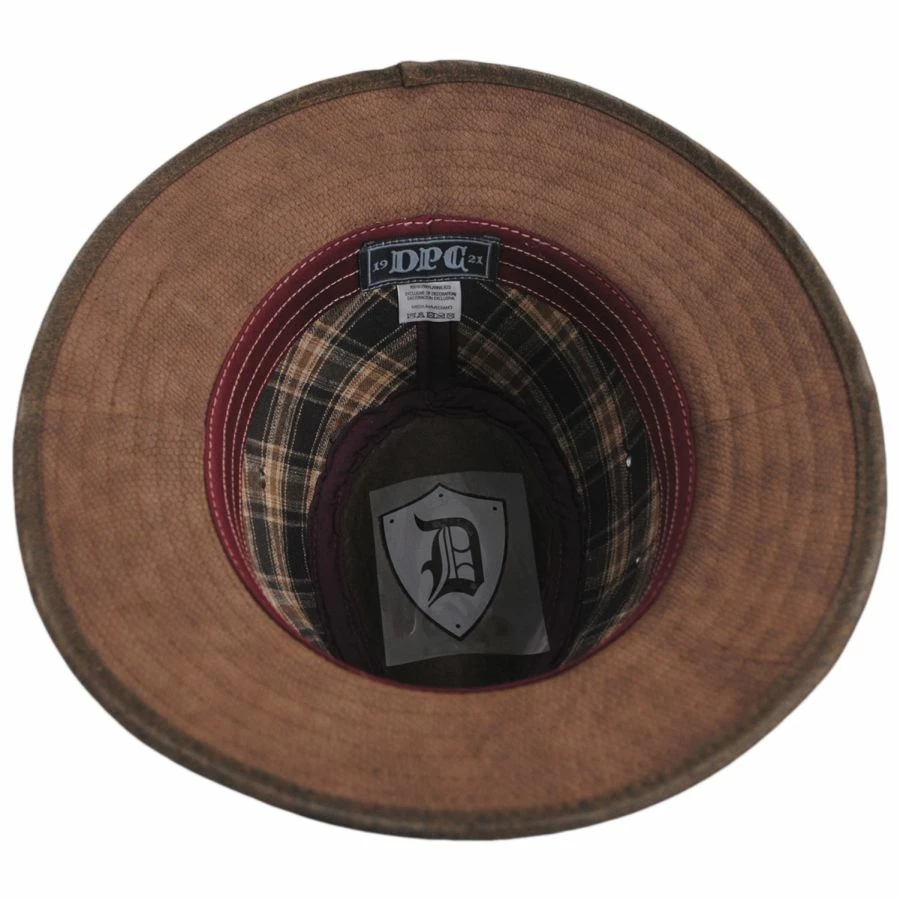 Cobra Vegan Leather Safari Fedora Hat - Image 3