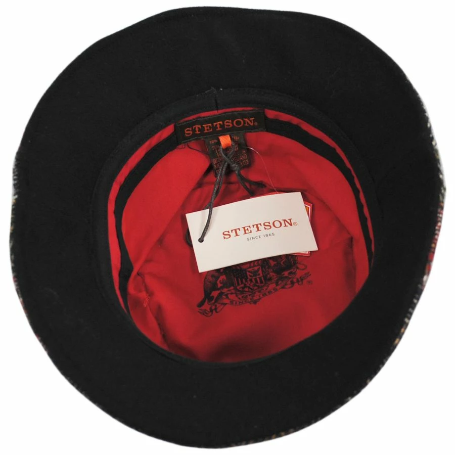 Stetson Kent Wool Blend Patchwork Bucket Hat - Image 3
