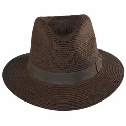 Rio Toyo Straw Safari Fedora Hat