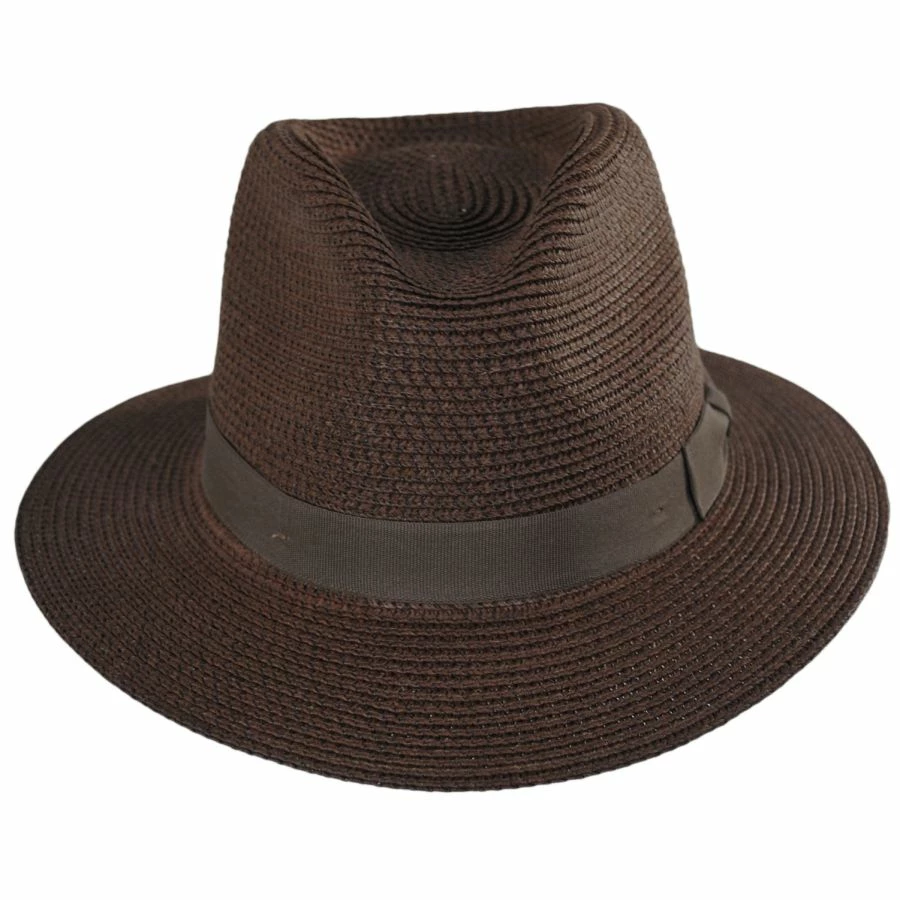 Rio Toyo Straw Safari Fedora Hat 1 Rio Toyo Straw Safari Fedora Hat
