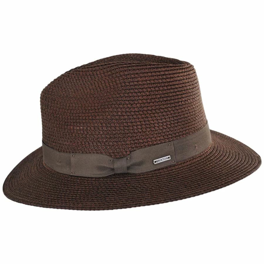 Rio Toyo Straw Safari Fedora Hat 2 Rio Toyo Straw Safari Fedora Hat - Image 2