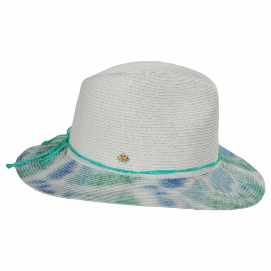 Medodi Toyo Straw Fedora Hat 2 Medodi Toyo Straw Fedora Hat - Image 2