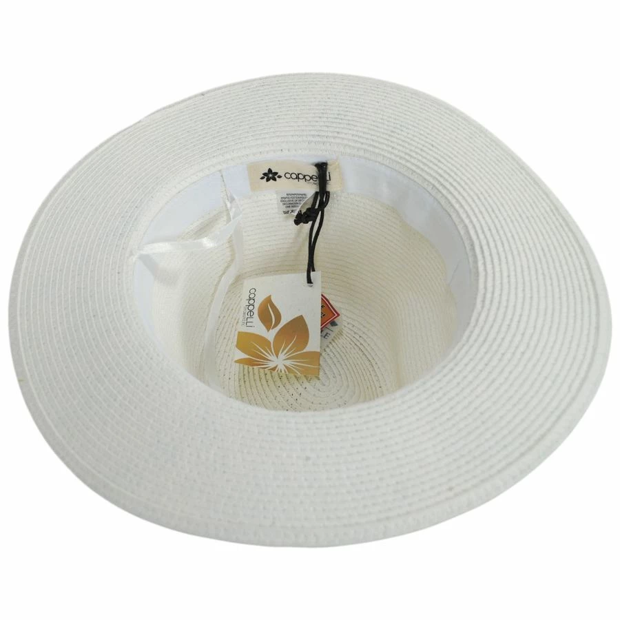 Medodi Toyo Straw Fedora Hat 3 Medodi Toyo Straw Fedora Hat - Image 3