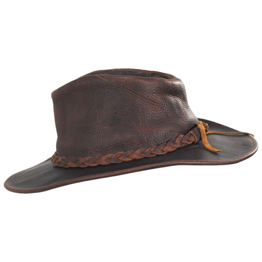 Walker Raging Bull Leather Western Hat 2 Walker Raging Bull Leather Western Hat - Image 2
