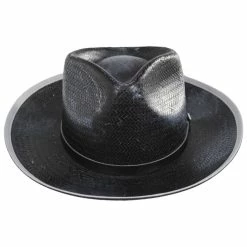 Ritz Distressed Toyo Straw Fedora Hat