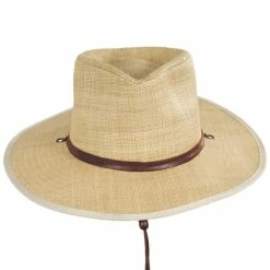 Scala Sandy Cay Raffia Straw Outback Hat