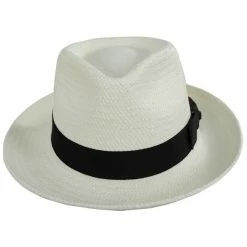 Scala Botanic Toyo Straw Fedora Hat