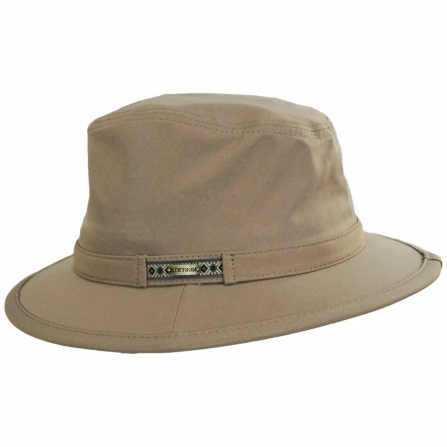 Stetson Clipper Brushed Microfiber Safari Fedora Hat - Image 2