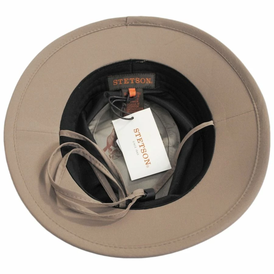 Stetson Clipper Brushed Microfiber Safari Fedora Hat - Image 3