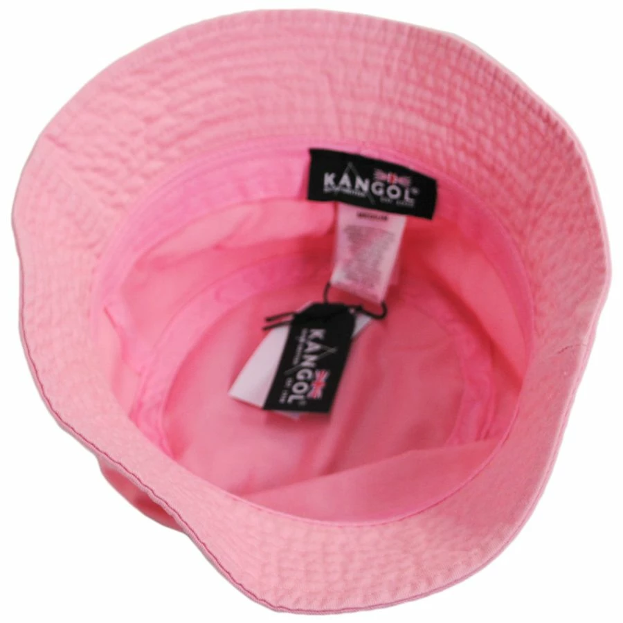 Kangol Washed Cotton Bucket Hat 3 Kangol Washed Cotton Bucket Hat - Image 3