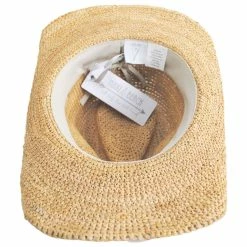 Blue Jaye Crochet Raffia Straw Western Hat -CHARLIE 1 HORSE Shop 467352
