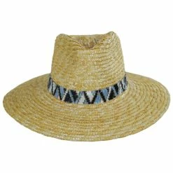 Mykonos Milan Straw Rancher Fedora Hat