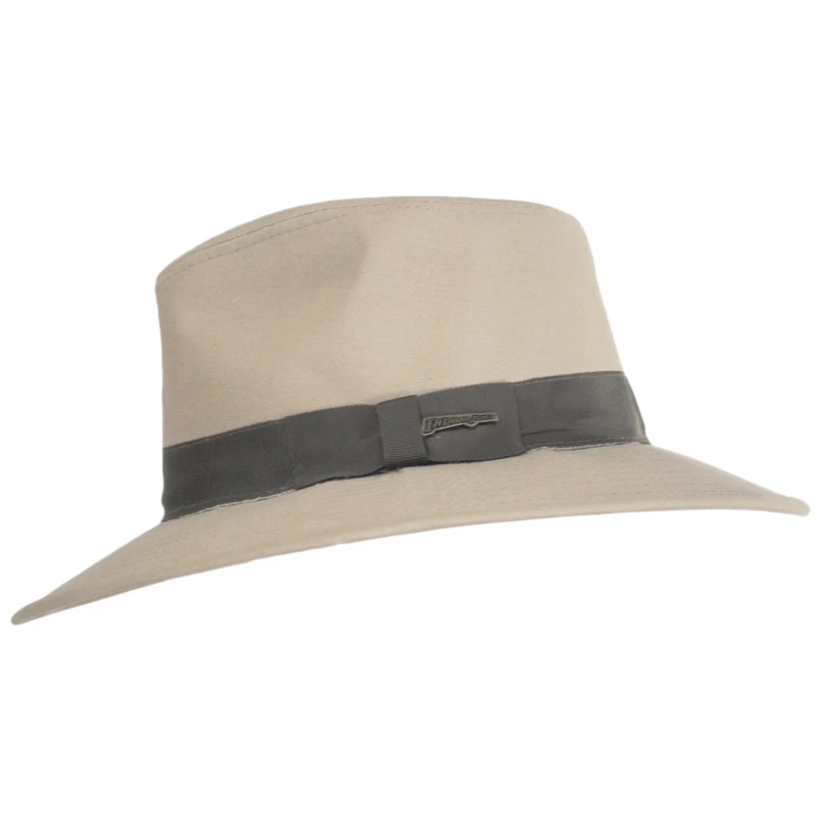Officially Licensed Cotton Safari Fedora Hat 2 Officially Licensed Cotton Safari Fedora Hat - Image 2