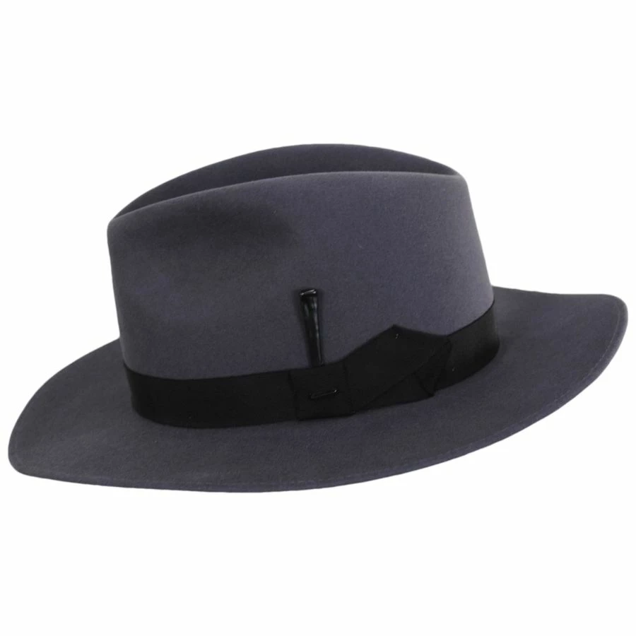 Nilson Fur Felt Fedora Hat 2 Nilson Fur Felt Fedora Hat - Image 2