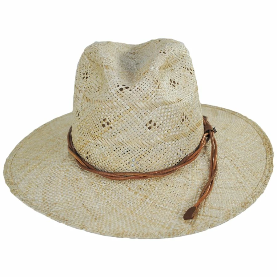 RENEGADE Florin Sisal Straw Fedora Hat 1 RENEGADE Florin Sisal Straw Fedora Hat