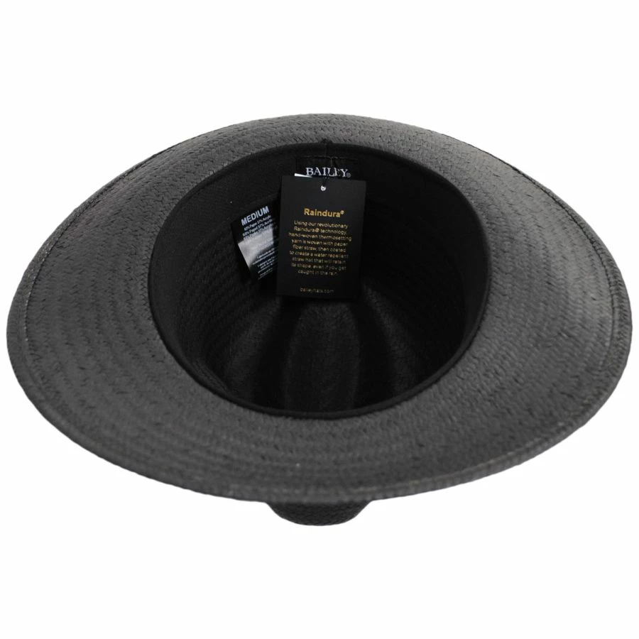 Winstone Raindura Straw Fedora Hat 3 Winstone Raindura Straw Fedora Hat - Image 3