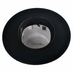 Stetson Amish Buffalo Fur Felt Open Crown Fedora Hat -CHARLIE 1 HORSE Shop 472832