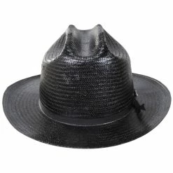 Stetson Open Road Shantung Straw Western Hat - Black