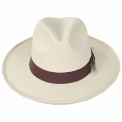 Arlo Shantung Straw Fedora Hat