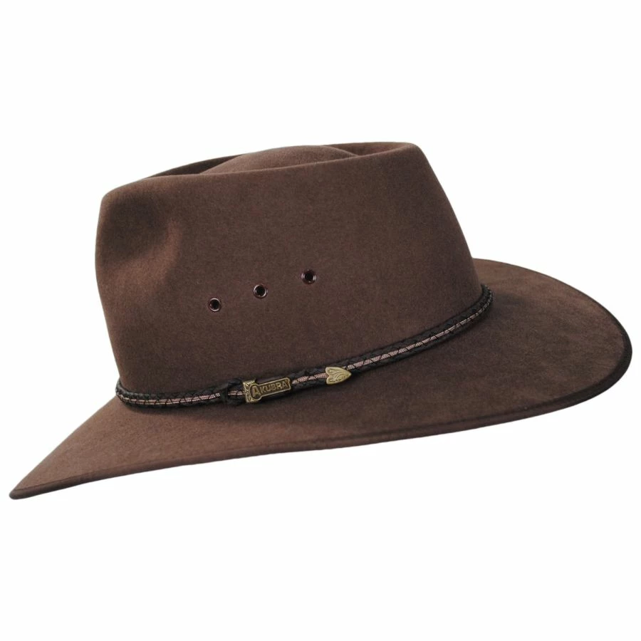 Cattleman Fur Felt Australian Western Hat 2 Cattleman Fur Felt Australian Western Hat - Image 2