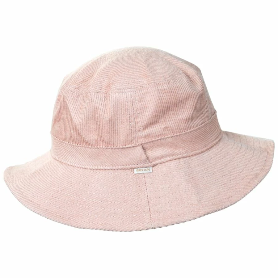 Petra Corduroy Packable Bucket Hat - Pink 2 Petra Corduroy Packable Bucket Hat - Pink - Image 2
