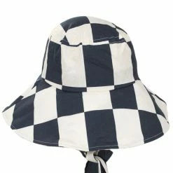 Jasper Cotton Checkerboard Packable Bucket Hat