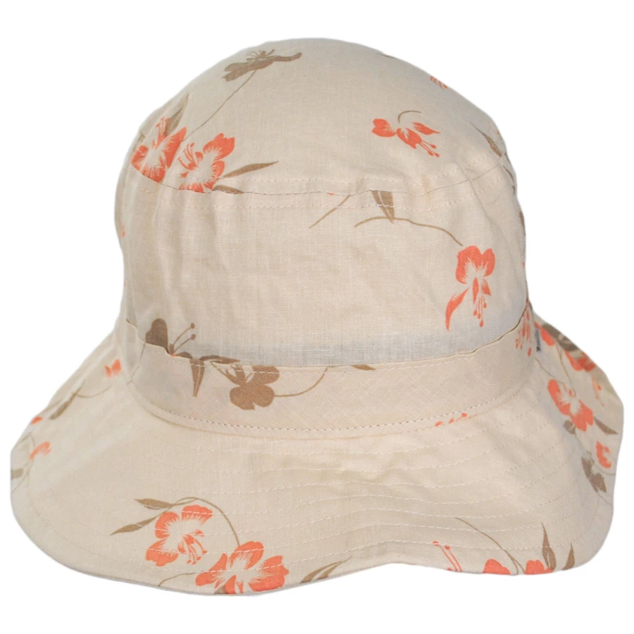 Petra Packable Floral Cotton Bucket Hat 1 Petra Packable Floral Cotton Bucket Hat